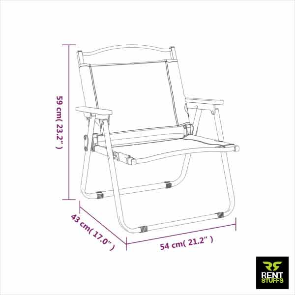 Rent Stuffs offers Camping Chairs for Rent rent in Colombo, Sri Lanka. We are one of the leading camping rental services with many type of outdoor chairs