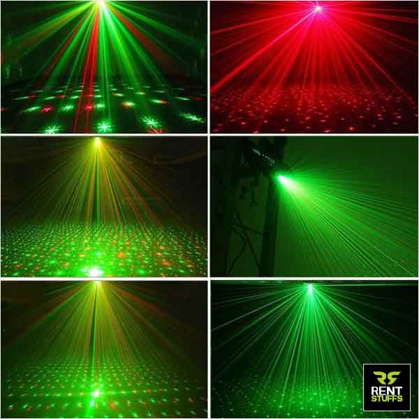 Rent Stuffs offers DJ laser lights for rent in Colombo, Sri Lanka. We provide wide range of party laser and DJ lights with many features.