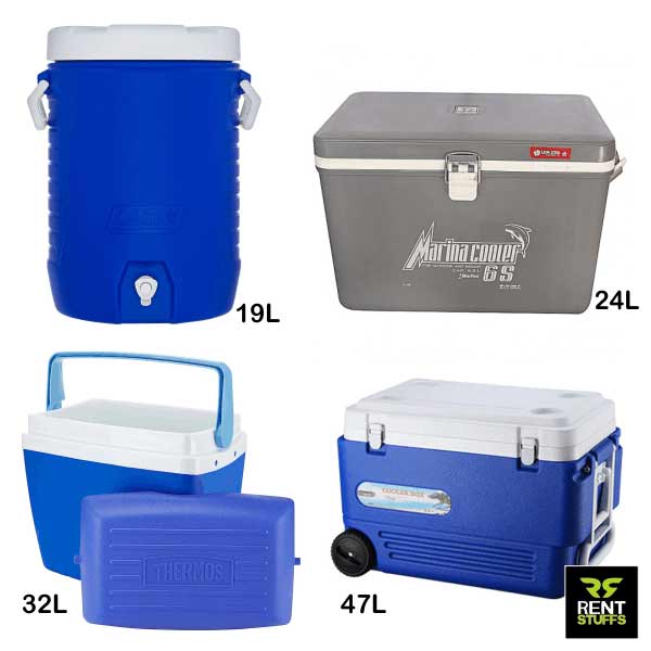 Rent Stuffs offers cooler boxes for rent in Colombo, Sri Lanka. We have wide range of branded cooler boxes for rent in many sizes and features